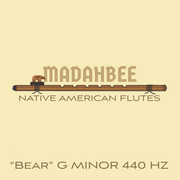 Bear Pine G Minor 440 Hz an Allan Madahbee Native American Flute - BThunder 