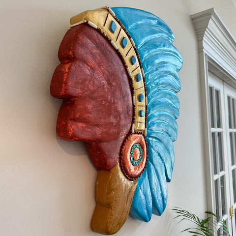 American Chief Concho Turquoise Feather - BThunder 