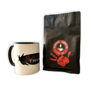 BThunder Feather Mug with Native Grounds MMIW Coffee for a Cause Roast - BThunder 