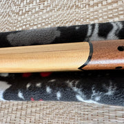 Little Canoe Cedar Walnut F# Minor pentatonic scale an Allan Madahbee Native American Flute - BThunder 