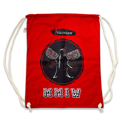 MMIW Organic Cotton Drawstring Bag - BThunder 