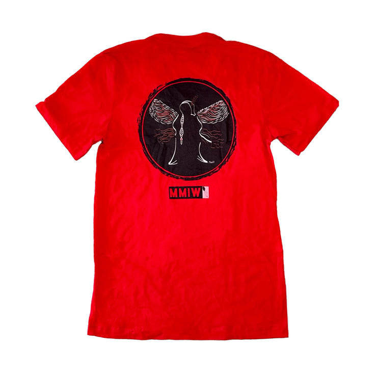 MMIW Unisex V-Neck Embroidered Front, Graphic T-Shirt Back - BThunder 