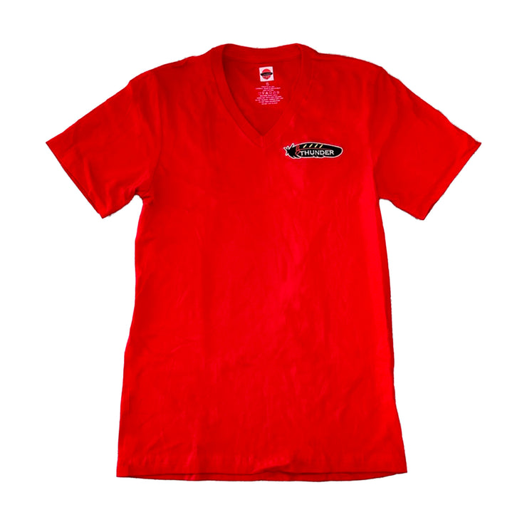 MMIW Unisex V-Neck Embroidered Front, Graphic T-Shirt Back - BThunder 