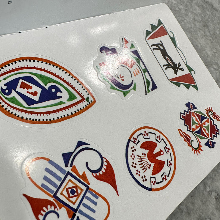 Southwest Indian Sticker Book by Madeleine Orban-Szontagh - BThunder 