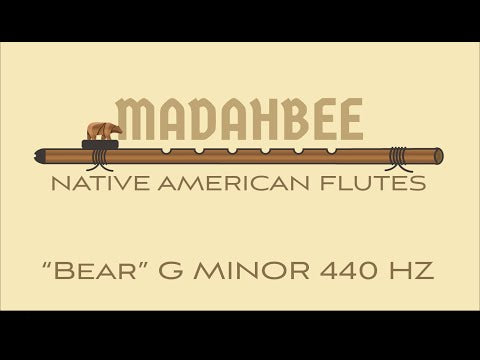 Bear Pine G Minor 440 Hz an Allan Madahbee Native American Flute