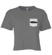 Don't Stop Til You Crop Women's Festival Pocket Tee - BThunder 