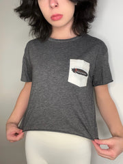 Don't Stop Til You Crop Women's Festival Pocket Tee - BThunder 