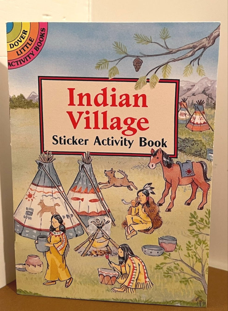 Indian Village Sticker Activity Book - BThunder 