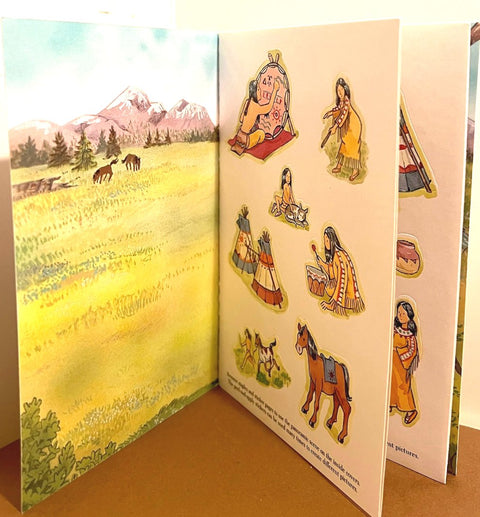 Indian Village Sticker Activity Book - BThunder 